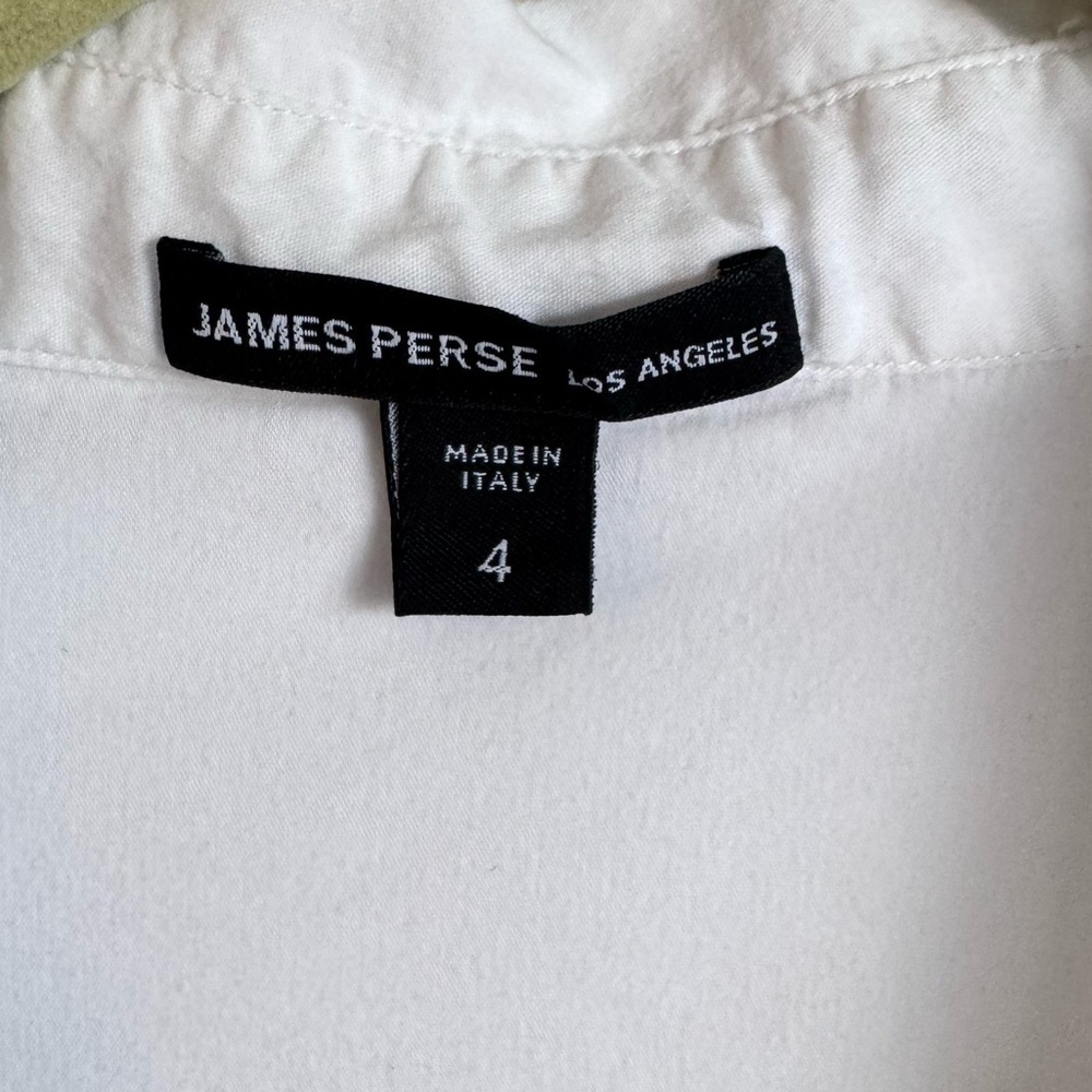 James Perse White Button Down Dress - Picture 5 of 6